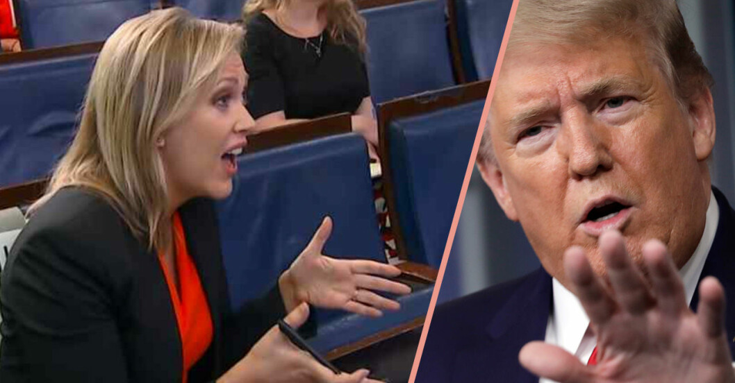 Donald Trump och Paula Reid