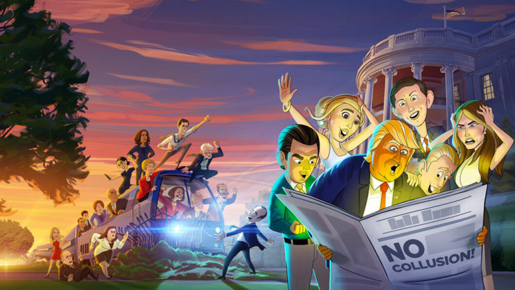 <em>Our Cartoon President</em>. Foto: HBO Donald Trump i Cartoon President.