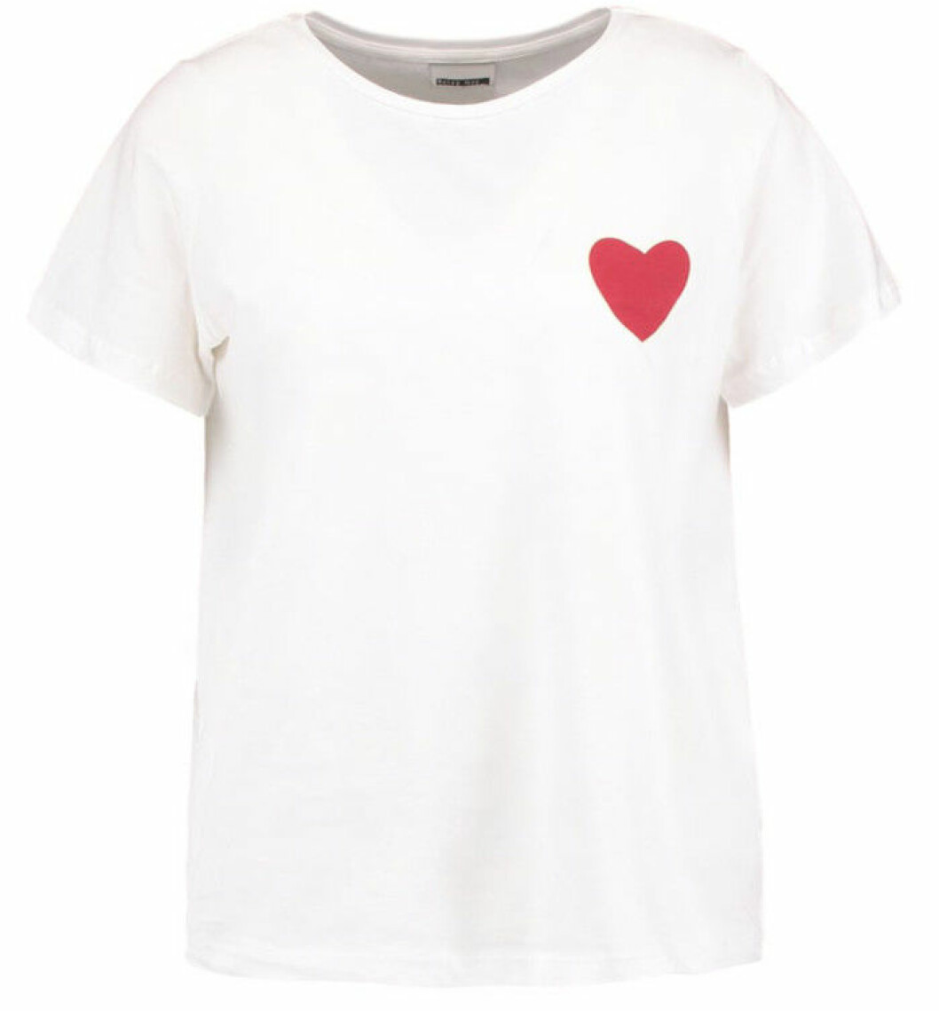tshirt med hjarta