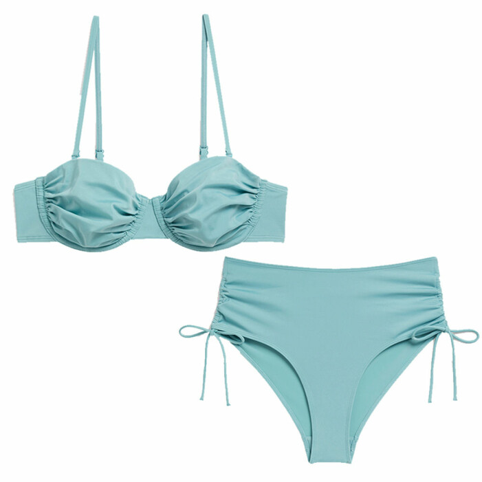 turkos bikini från Monki