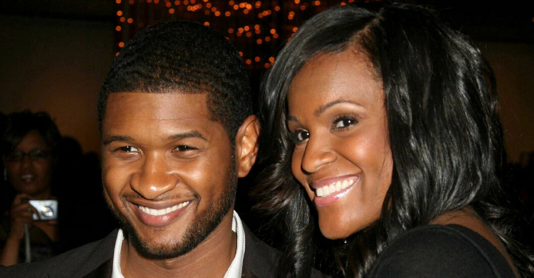 Usher och Tameka Foster.