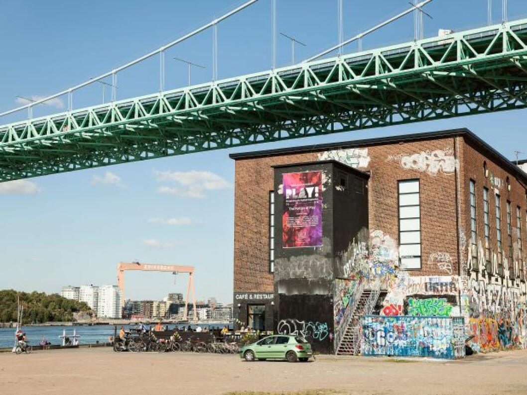 Uteserveringen på Röda sten i Göteborg.