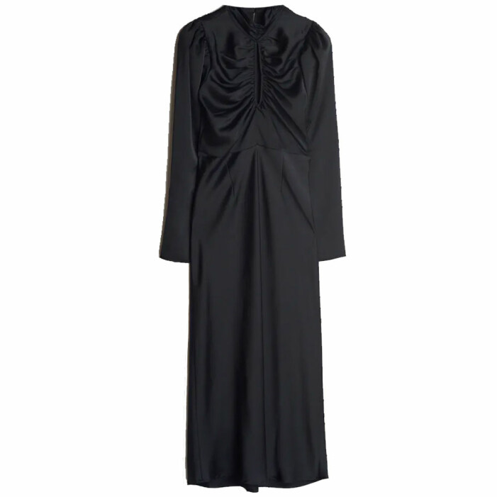vadlång klänning gina tricot