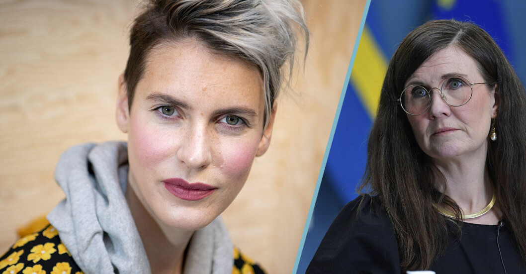 Nina Rung är kriminolog och aktiv i debatten om mäns våld mot kvinnor. Märta Stenevi är språkrör för Miljöpratiet sedan januari 2021 och Sveriges jämställdhetsminister och bostadsminister sedan februari 2021.