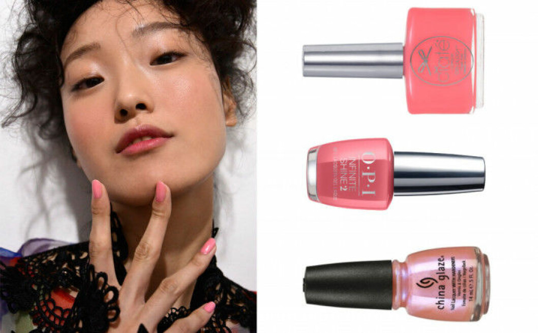 Varens-nageltrender-2017-rosa-naglar