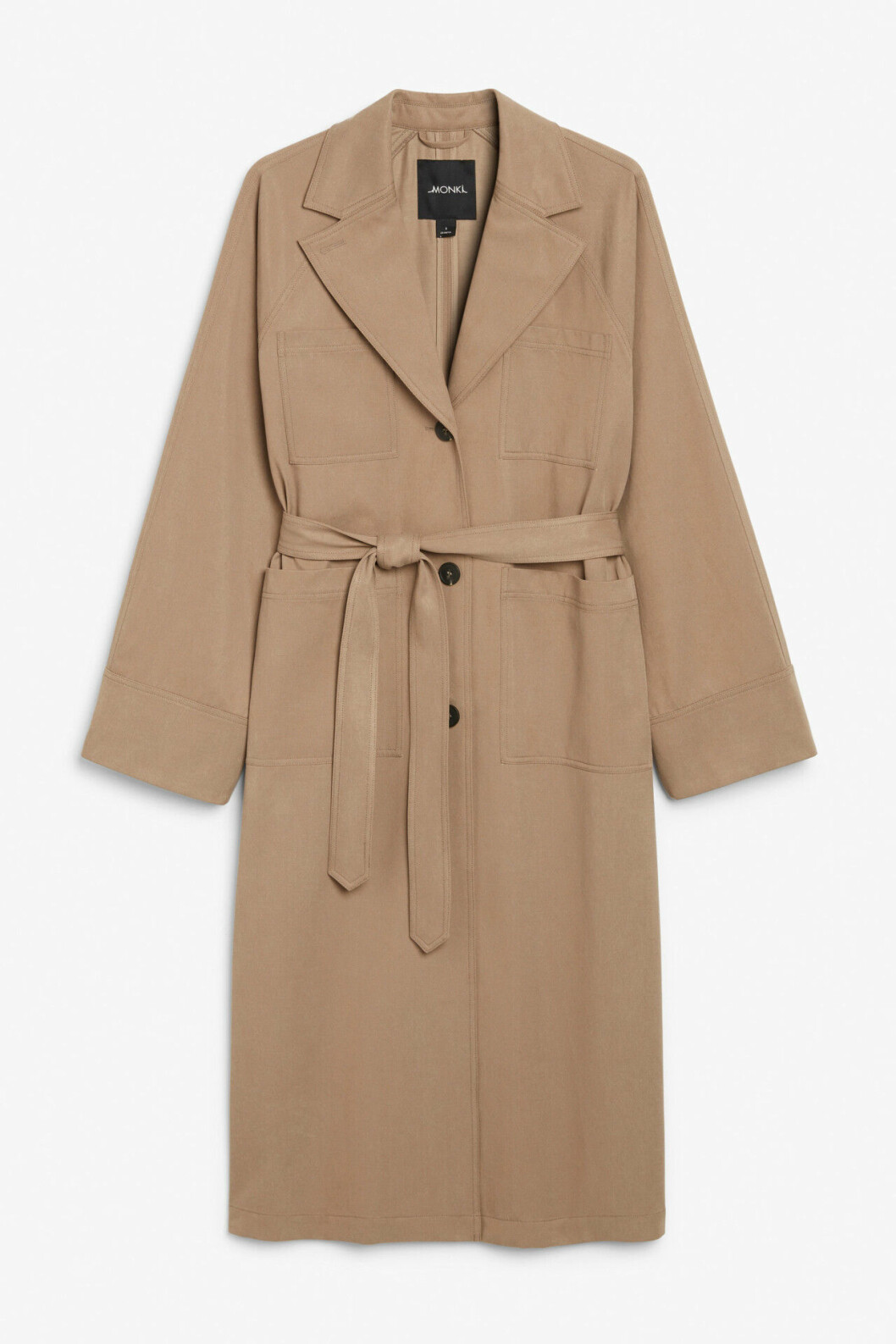 Vårjacka 2020: Beige trenchcoat i utility-modell