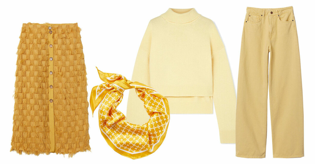 Vårmode 2019 trender: Gula plagg