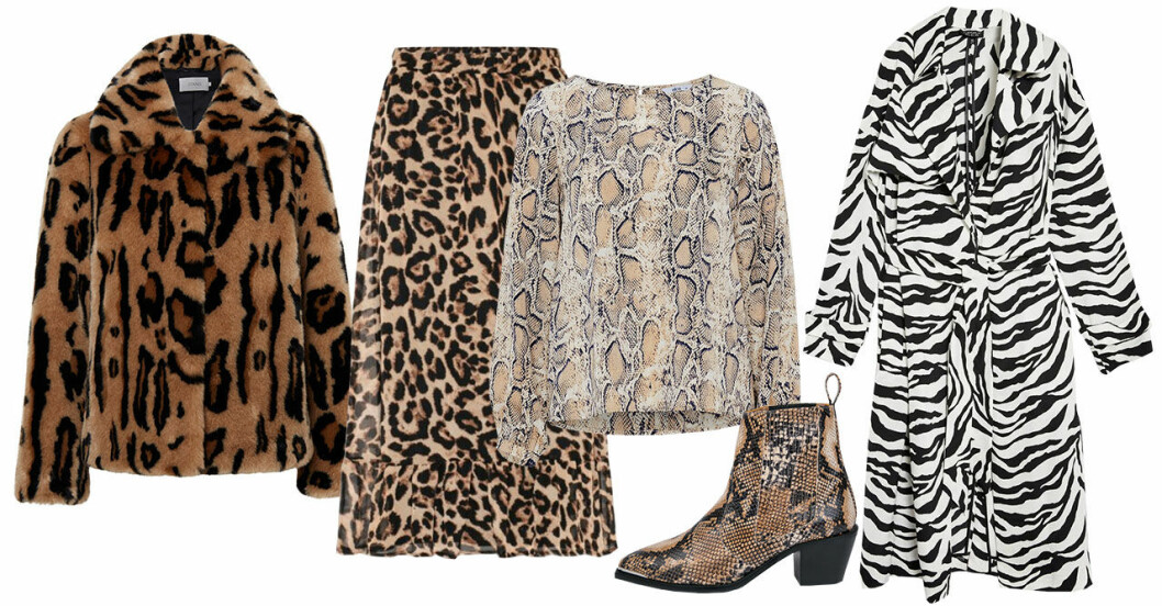Vårmode 2019 trender: djurmönstrat