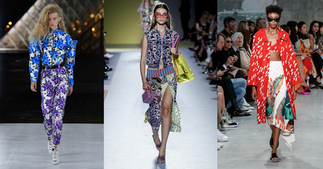 Louis Vuitton, Versace och Marni satsar på mönster inför våren 2019. Vårmode 2019 trender: Mönster