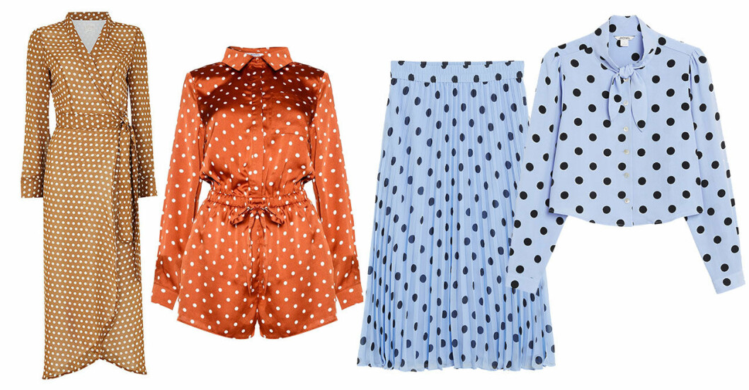 Vårmode 2019 trender: prickig shopping