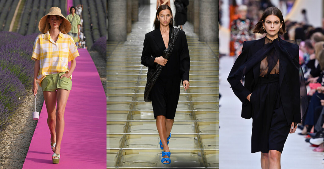 Jacquemus, Bottega Veneta, Valentino. Vårmode 2019: Trend shorts