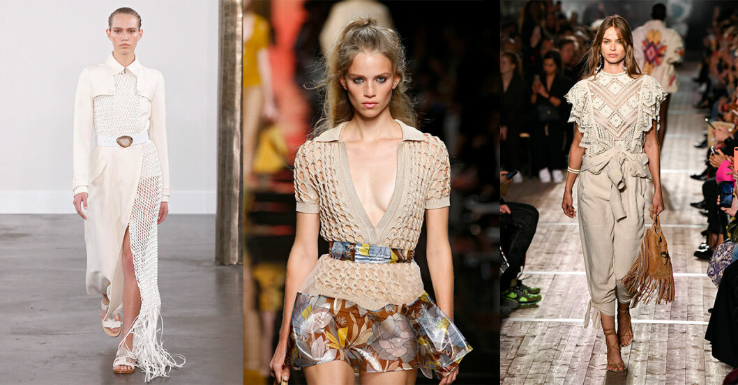 Gabriela Hearst, Fendi, Isabel Marant. Vårmode 2020: Trend – virkat