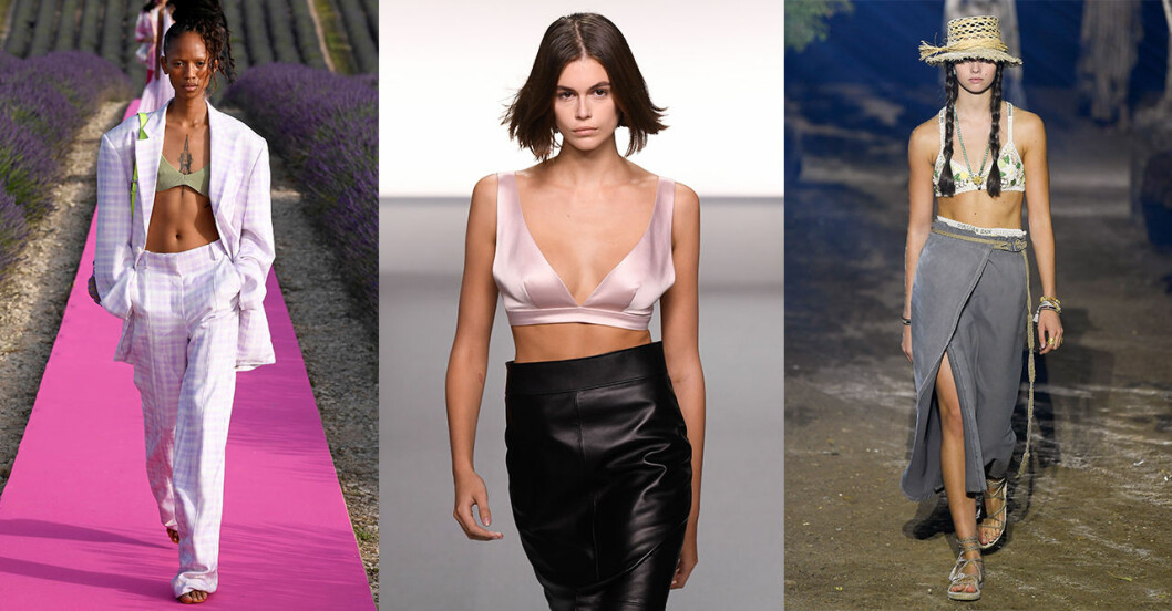 Jacquemus, Givenchy, Dior. Vårmode 2020: Trend – braletten