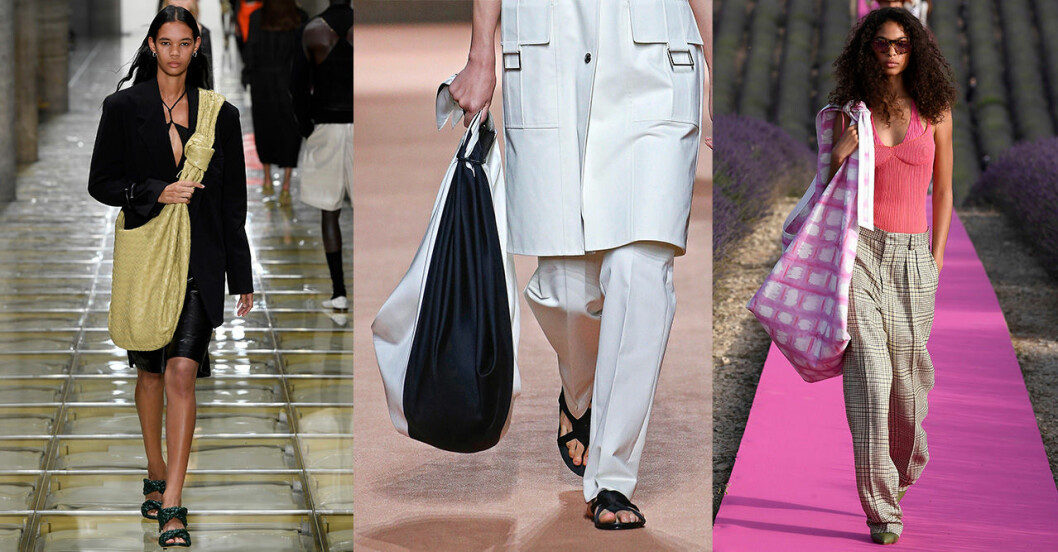 Bottega veneta, Hermès, Jacquemus. Vårmode 2020: Trendiga accessoarer – maxiväskan