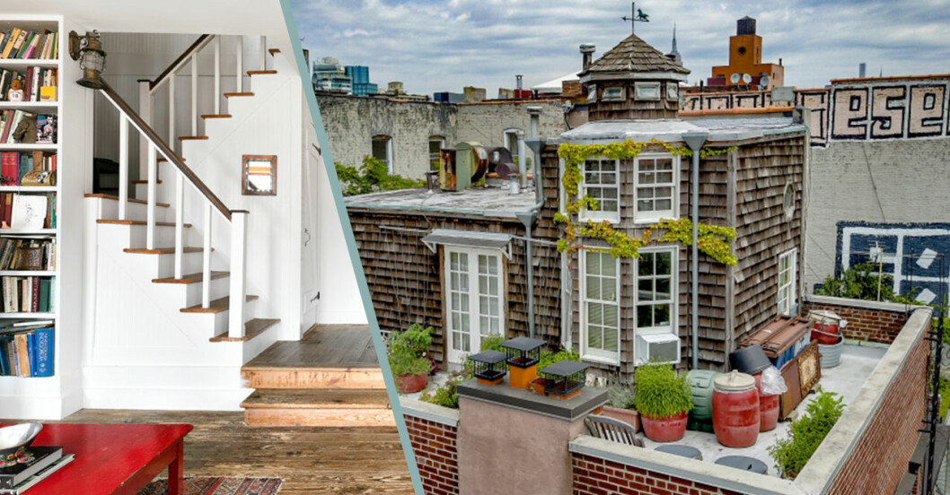 Lyxvåningar i all ära – men här är en villa på ett hustak i New York