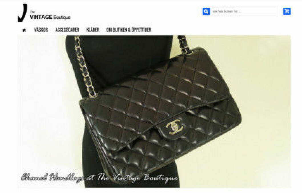 The Vintage Boutique säljer bland annat vintage Chanel på nätet. vintage chanel online