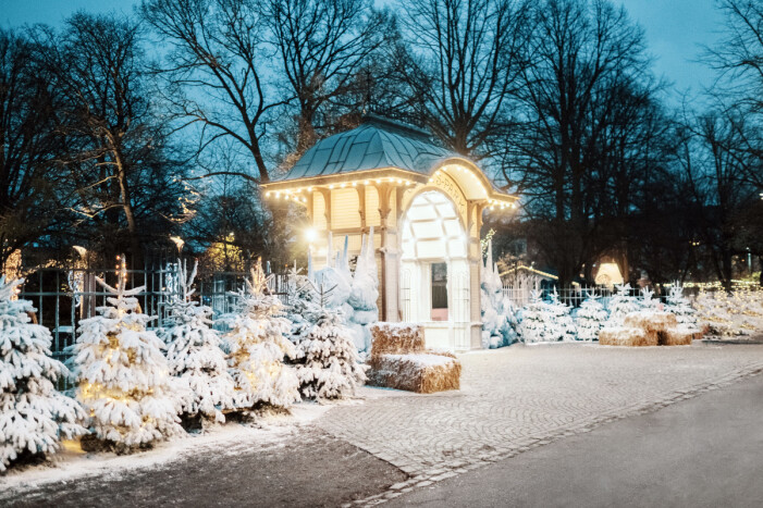Vinterdröm i Folkets Park i Malmö.