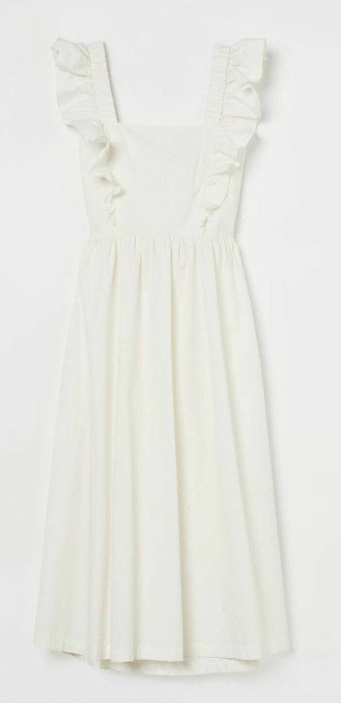 Vit klänning från H&M