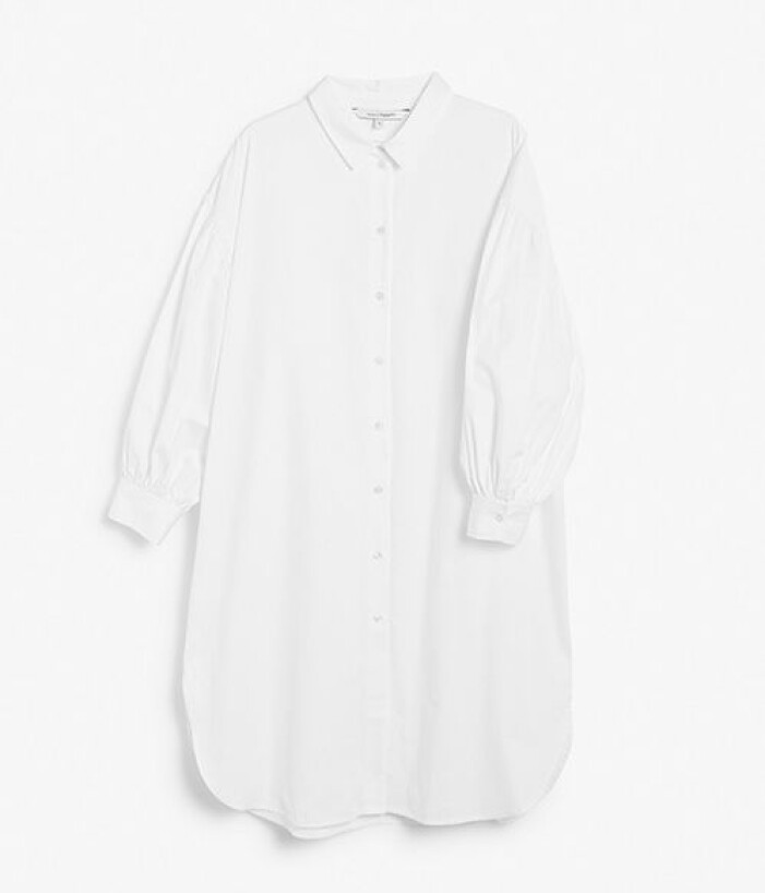 Vit oversized skjorta från KappAhl