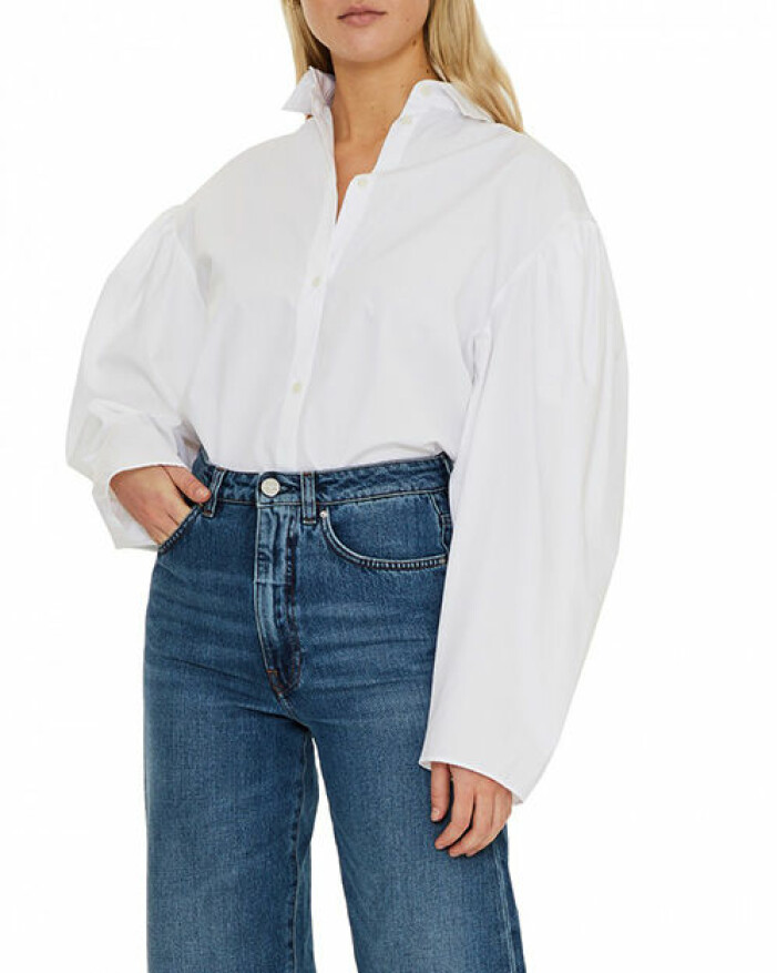 Vit oversized skjorta från Toteme