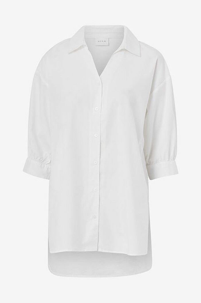 Vit oversized skjorta från Vila