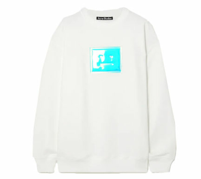 Vit sweatshirt från Acne Studios