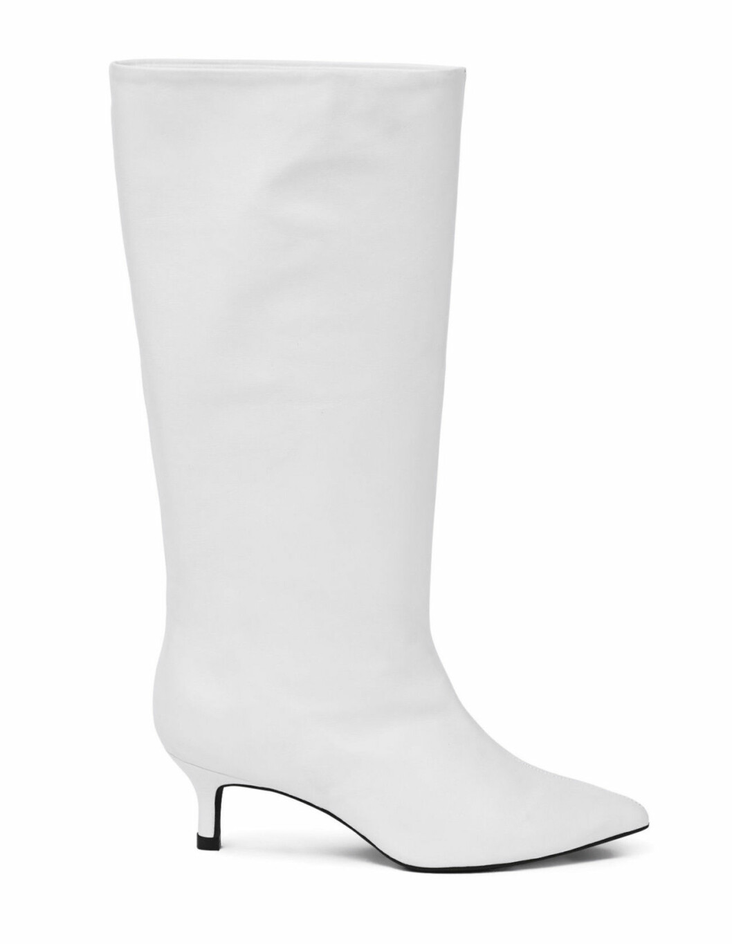 Vita knähöga boots