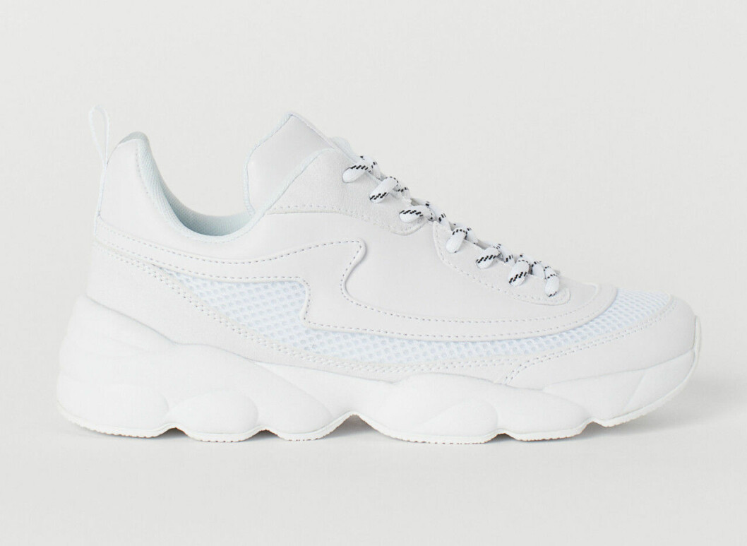 Vita chunky sneakers till våren 2019