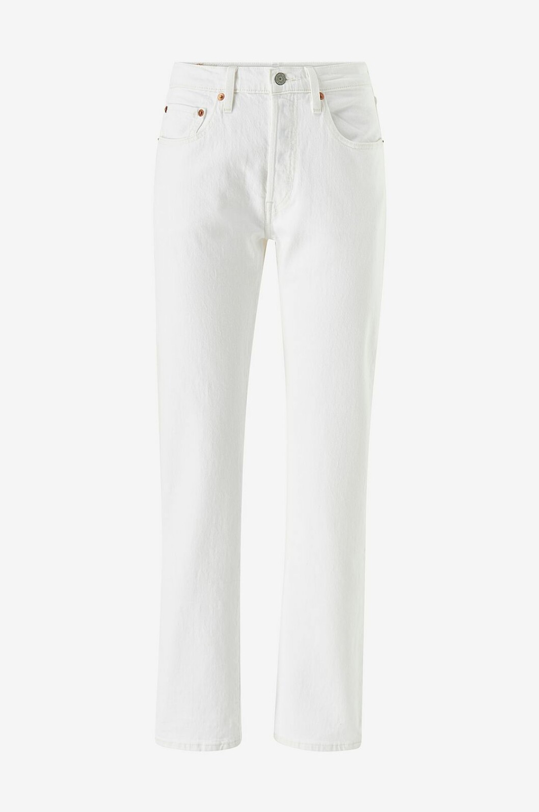 Vita jeans i 501-modell från Levis