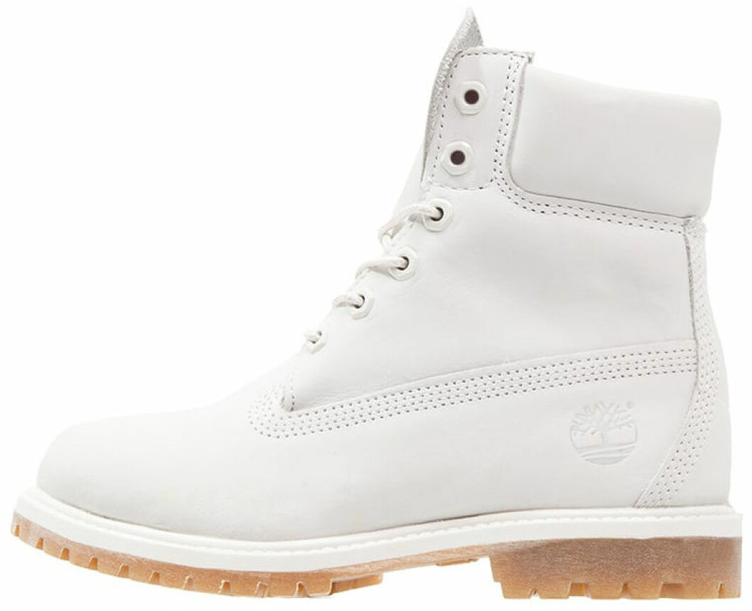 vita timberland skor kostar