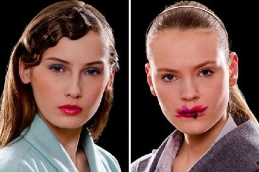 Makeup från Max Factor hos Carin Wester och BACK, A/W 2011. Makeup från Max Factor hos Carin Wester och BACK, A/W 2011.