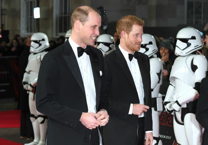 Prins William och Prins Harry i Star Wars, 2017