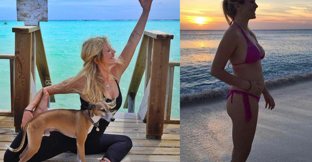 Så tränar Yoga girl under graviditeten
